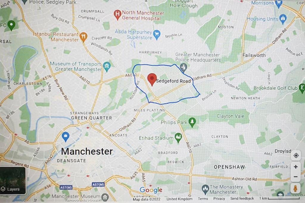 Entire Rental, Easy Reach To Etihad Stadium Manchester Buitenkant foto